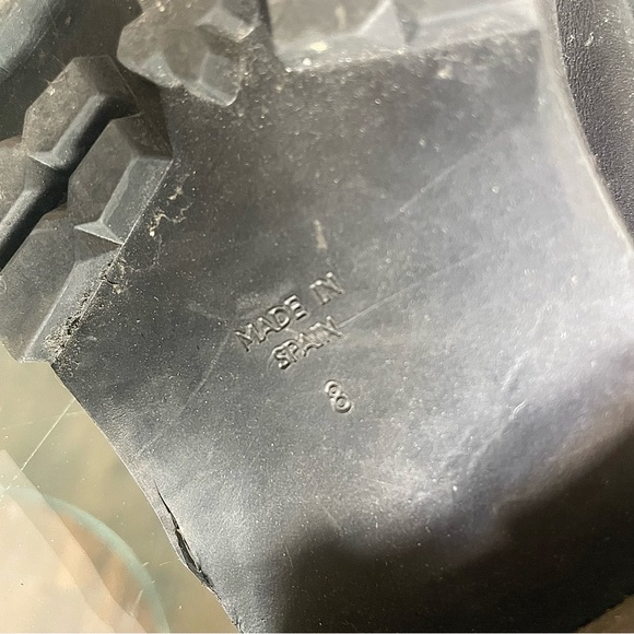 Cut out TBA  Leather boots sz 8 Black - Picture 5 of 7